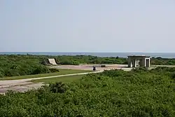 Pad 34 after being turned into a memorial site
