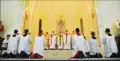 Archbishop Mark Coleridge celebrating Mass