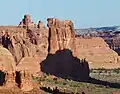 Sheep Rock in morning light from southeast