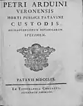Animadversionum botanicarum specimen, 1759