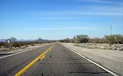 Hope Highway (AZ-72) just north of Hope, Arizona