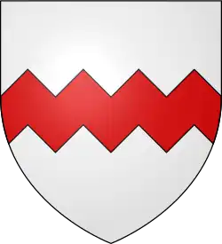 Fess indented