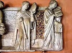 Detail of the Tomb of Riccardo Cardinal Annibaldi, at St. John Lateran