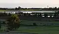 Zoomed view of The Lakes Golf Club from Astrolabe Park