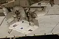 Another view of Marshburn during his first space walk.