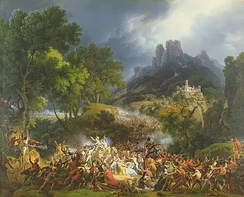 Attack on a large convoy at Salinas, 1819