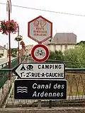 Signs in the town