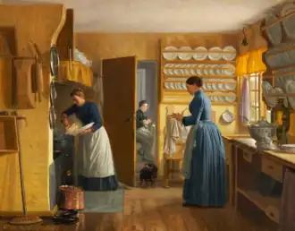 A kitchen, 1892