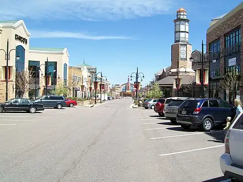 The Southlands shopping mall in Aurora