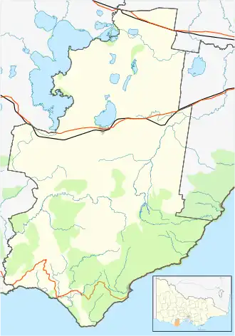 Colac is located in Colac Otway Shire