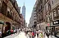 View of the tower from Madero Street, 2020