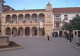 Renaissance portico of City Hall (1599)