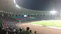 Flag of Azerbaijan tifo during the Europa League group match.
