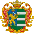 középre