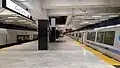 A train at Civic Center/UN Plaza station, 2018