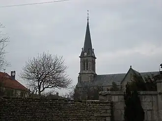 The church in Bourg