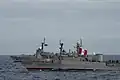 BAP Ferré and BRP Andrés Bonifacio during RIMPAC 2018.