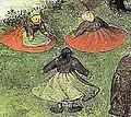 Pirouetting skirts
