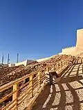 Back of the walls of Agadir Oufella
