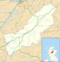 Ruthven Barracks is located in Badenoch and Strathspey