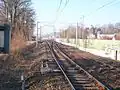 Glauchau-Schönbörnchen halt, junction to Meerane (2016)
