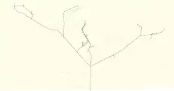 Map of launchpads at Baikonur