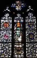 A Stained glass window