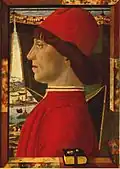 Portrait of a young man, now in the Museo Correr