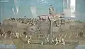 Banbhore Museum: seize of Bhanbore Fort by Muhammad bin Qasim