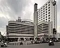 Bank BJB of Bandung shows expressive Nieuwe Bouwen form.