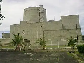 Brutalist concrete building