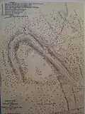 Period map of the battle