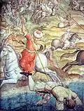 Battle scene at Tunis, 1535