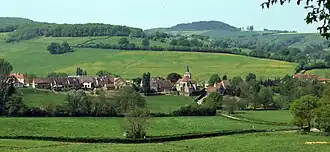 A general view of Bazoches