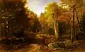 Autumn Landscape, 1867 A typical early painting by Champney