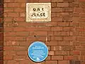 Plaques on Oak Place