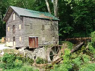 Beck's Mill, a historic site in the township