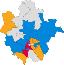 2009 results map