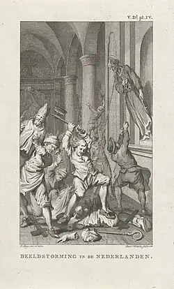Dutch print, 1786