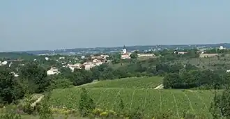 A general view of Belfort-du-Quercy
