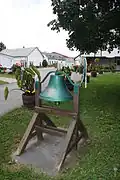 Bell at path to barnyard
