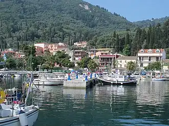 Benitses harbour