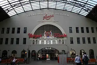 Bergen Railway Station Interior