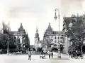 Kaiser-Wilhelm-Straße with its front buildings by Cremer & Wolffenstein (around 1900)
