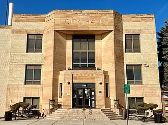 Berwyn City Hall, listed on the National Register of Historic Places.
