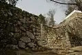 The successive levels of walls can easily be seen.