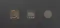 The array of sensors on the front at the top