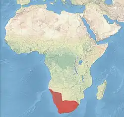 Map of range