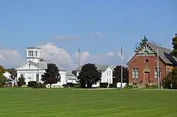 Bloomfield town green at North Bloomfield
