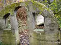 Ruins of Belgian emergency housing